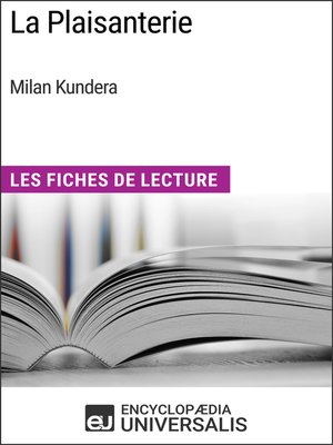 cover image of La Plaisanterie de Milan Kundera